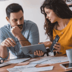 Best budgeting apps for couples dashboard showing shared expenses, joint goals, bill splitting, and transaction history for two partners