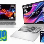 best budget laptops for students in 2026 on a desk with books and coffee