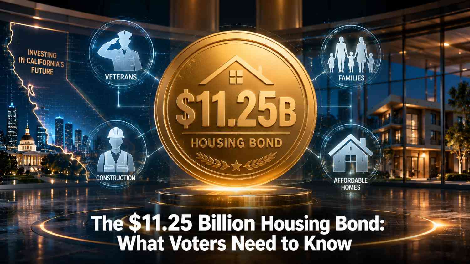California housing bond 2026 - $11.25 billion investment visualization