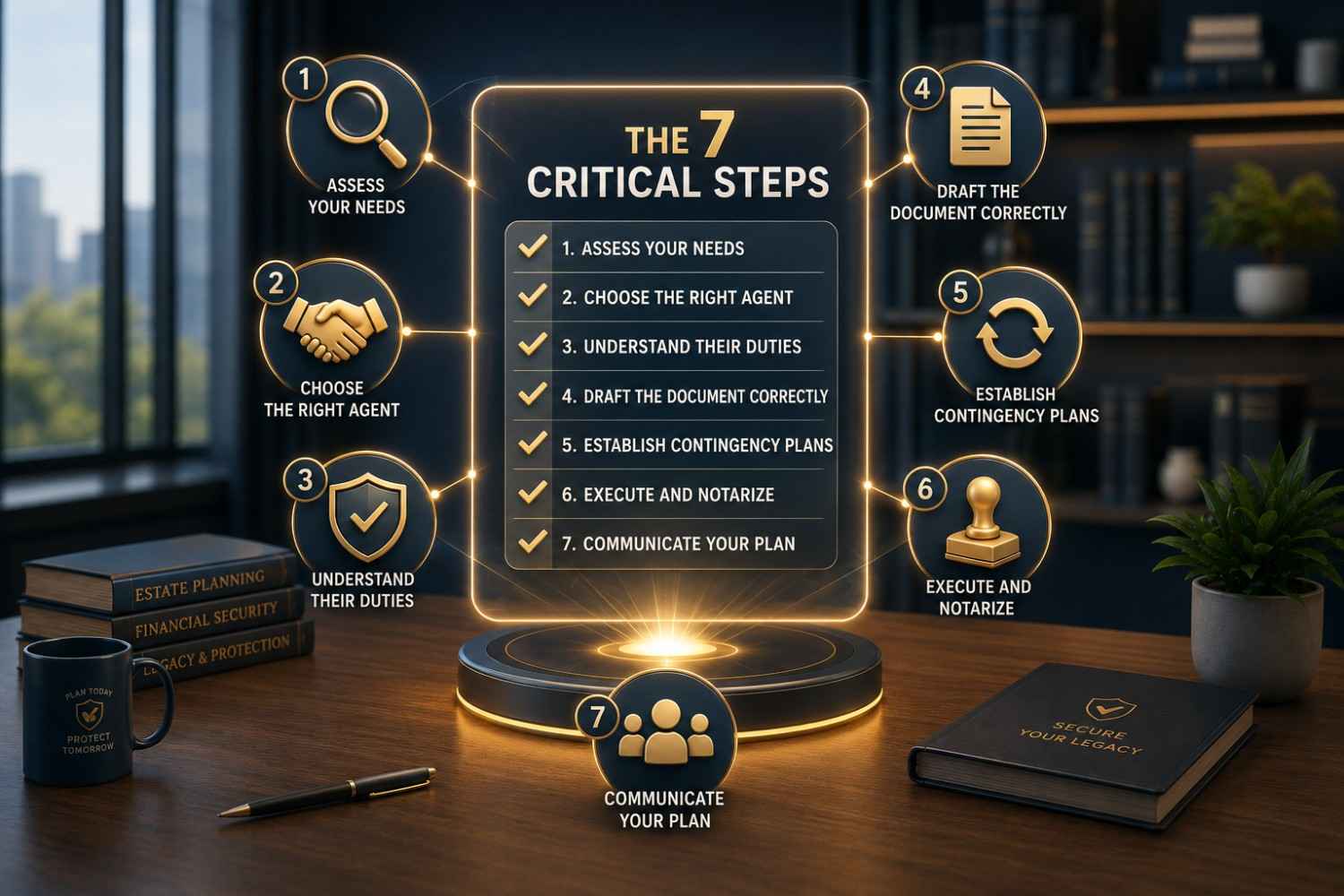 7 critical steps to choose a financial power of attorneyโestate planning checklist