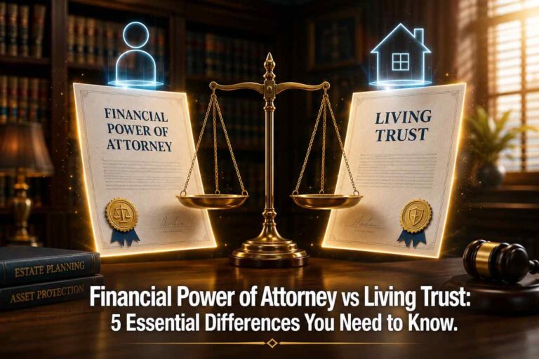 Financial power of Attorney vs. Living Trust Comparison: Two Legal Documents Side by side