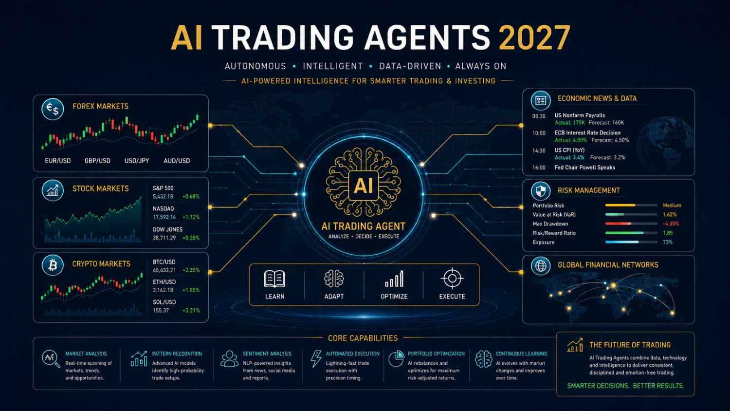 AI trading agents 2027