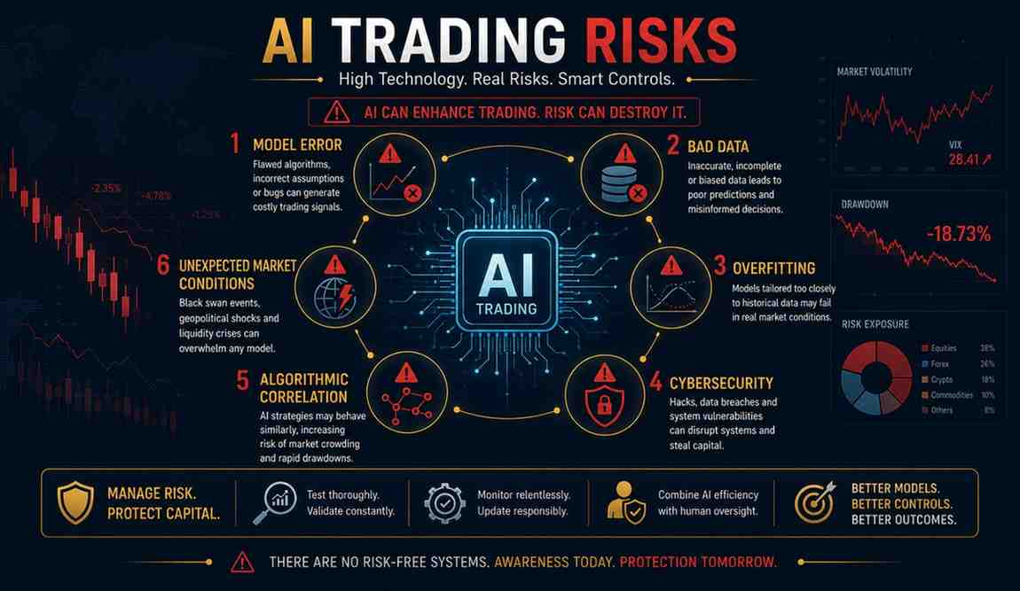 AI trading risks and limitations