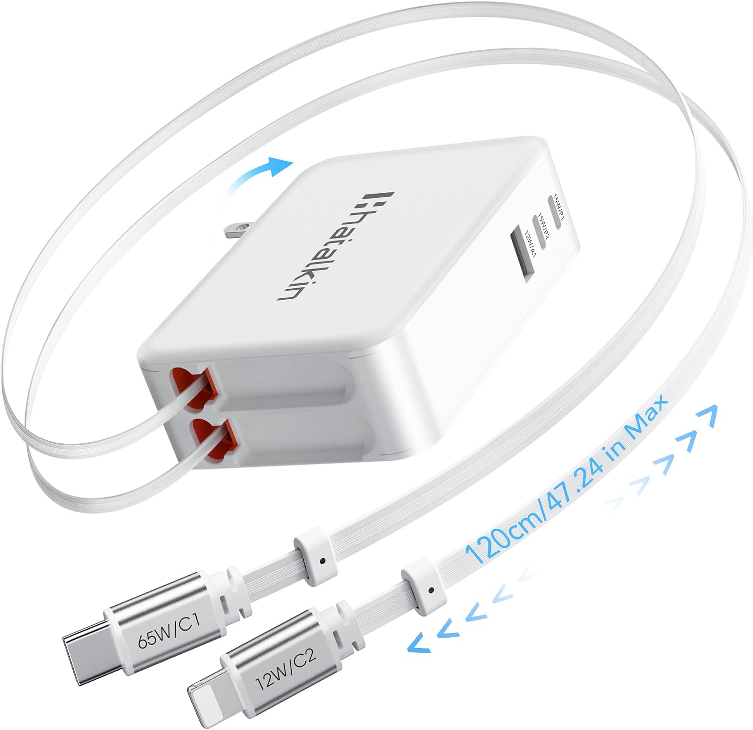 Belkin Qi2.2 25W Wireless Fast Charging Station, 3 in 1 iPhone Charger