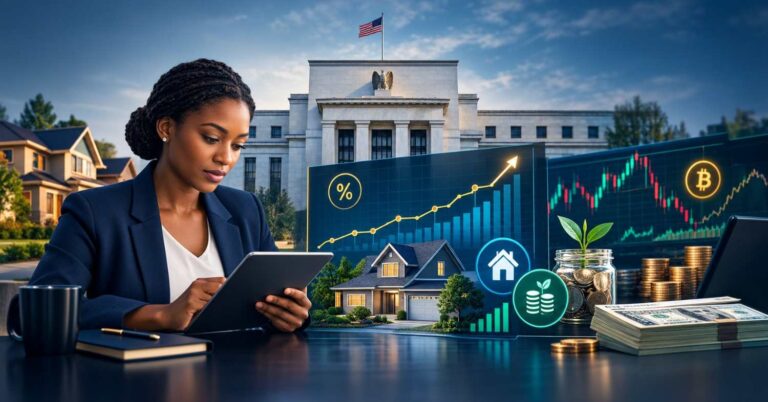 Fed rate hike in 2026, affecting mortgage savings and financial markets