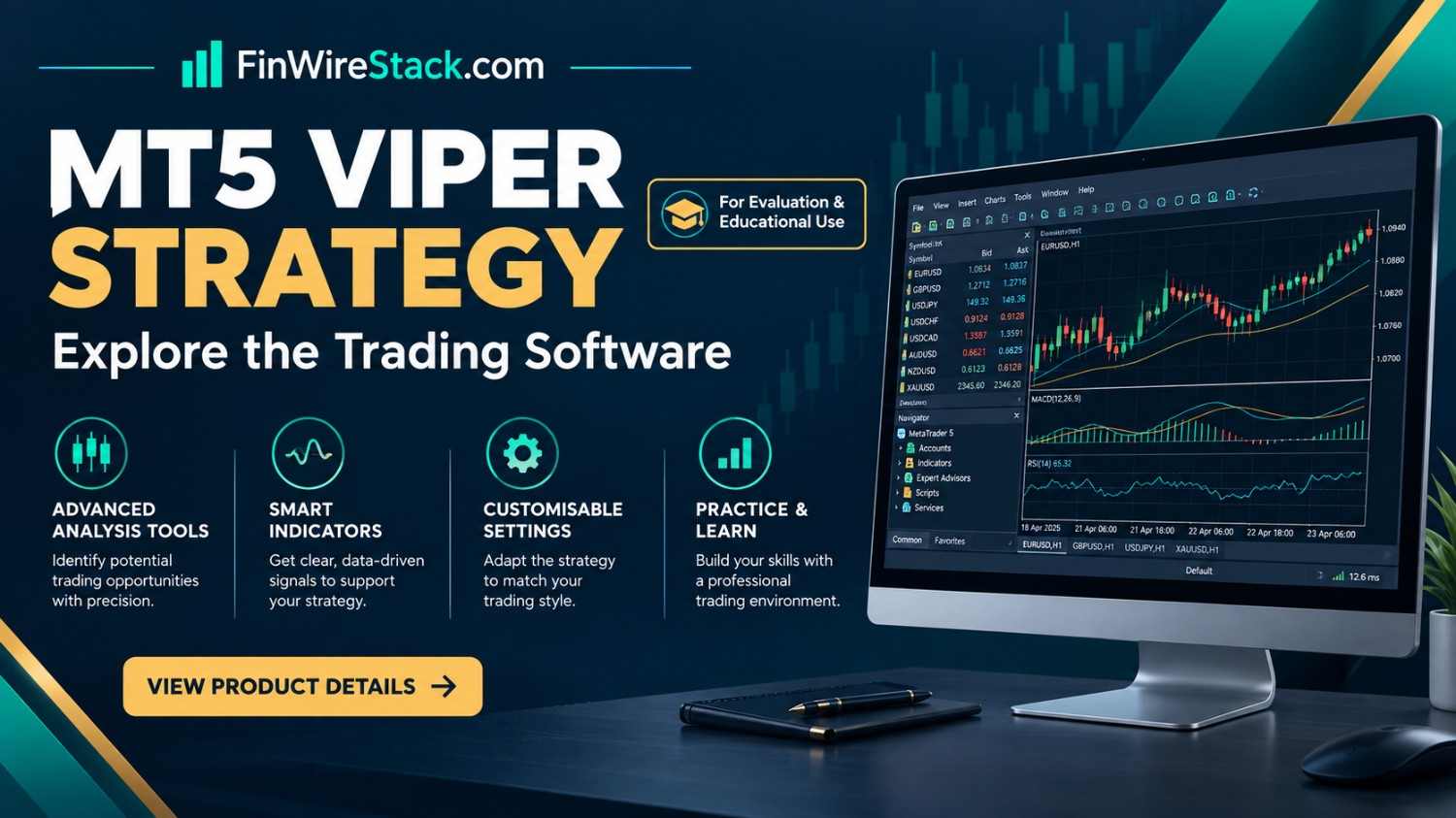 MT5 Viper Strategy trading software product overview