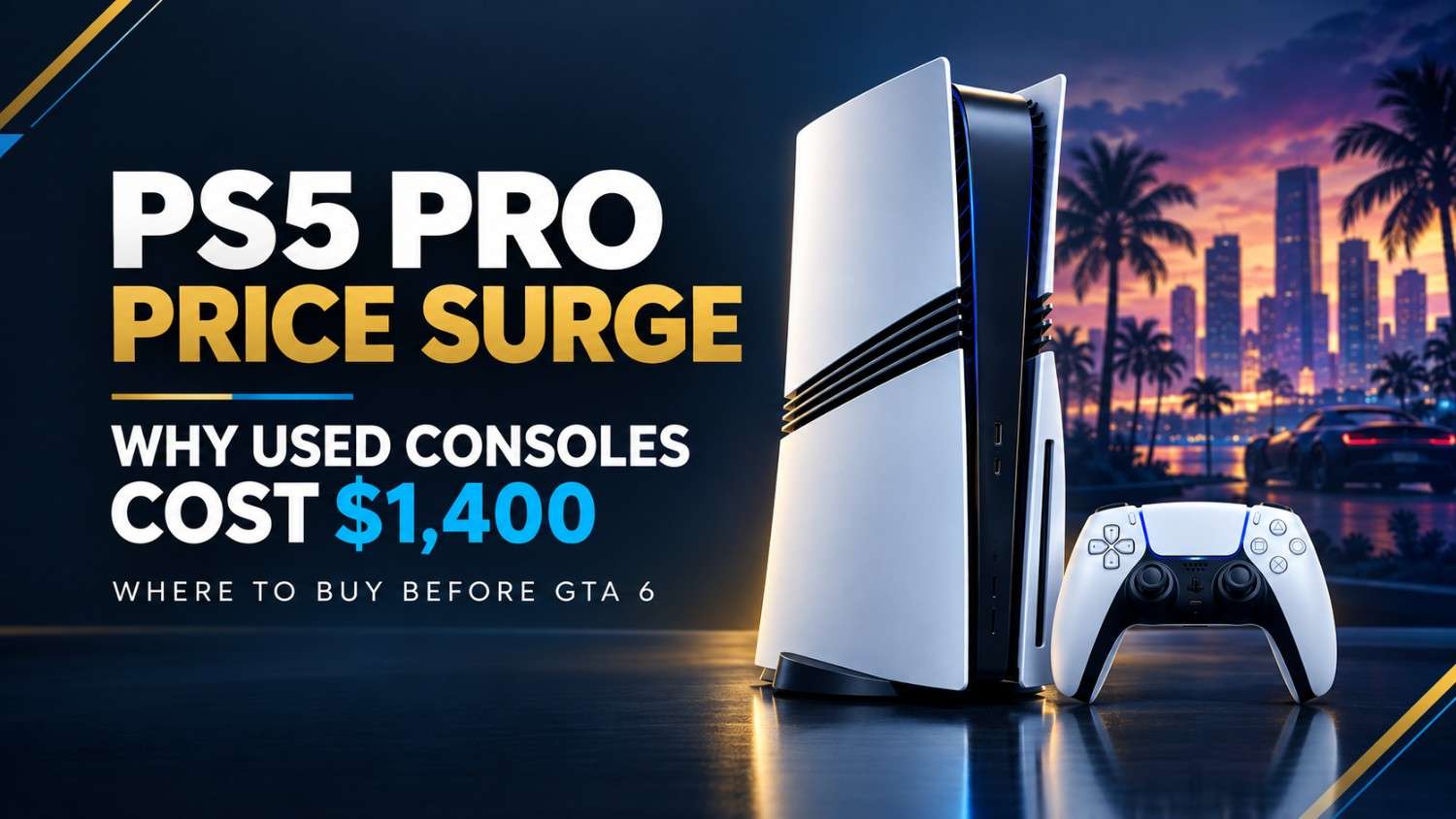 PS5 Pro price surge and reported $1,400 resale listing before GTA 6